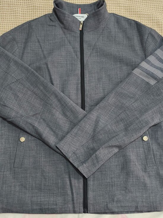 Thom Browne Other - Thom Browne Stand-Collar Zip Jacket